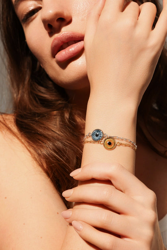 Paperclip Eye Bracelet - shop_name