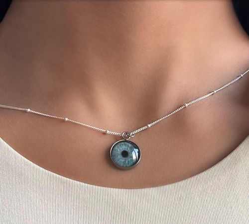 Black String Eye Necklace