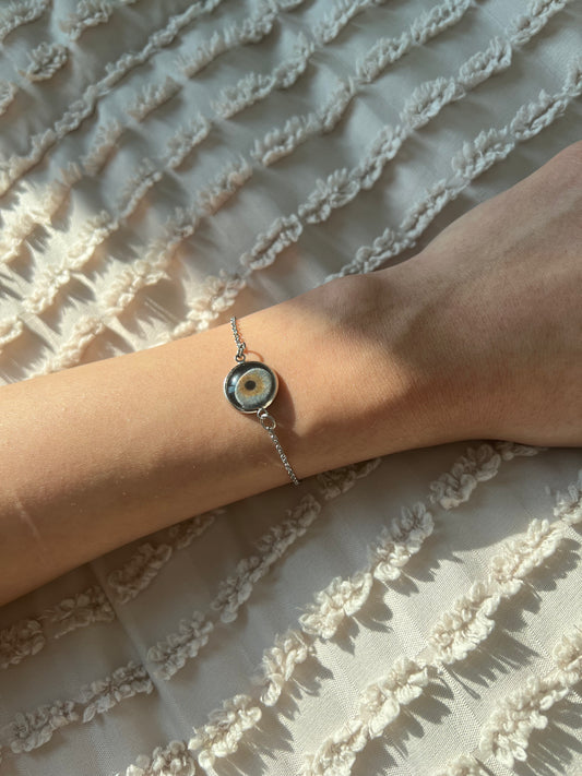 Silver Eye Bracelet